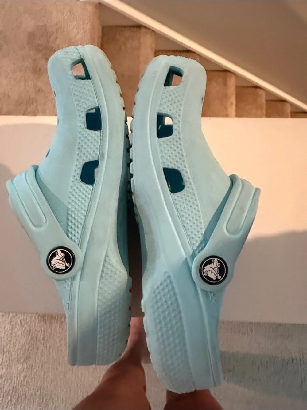CROCS light blue
